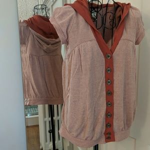 Free People Hooded Cardigan